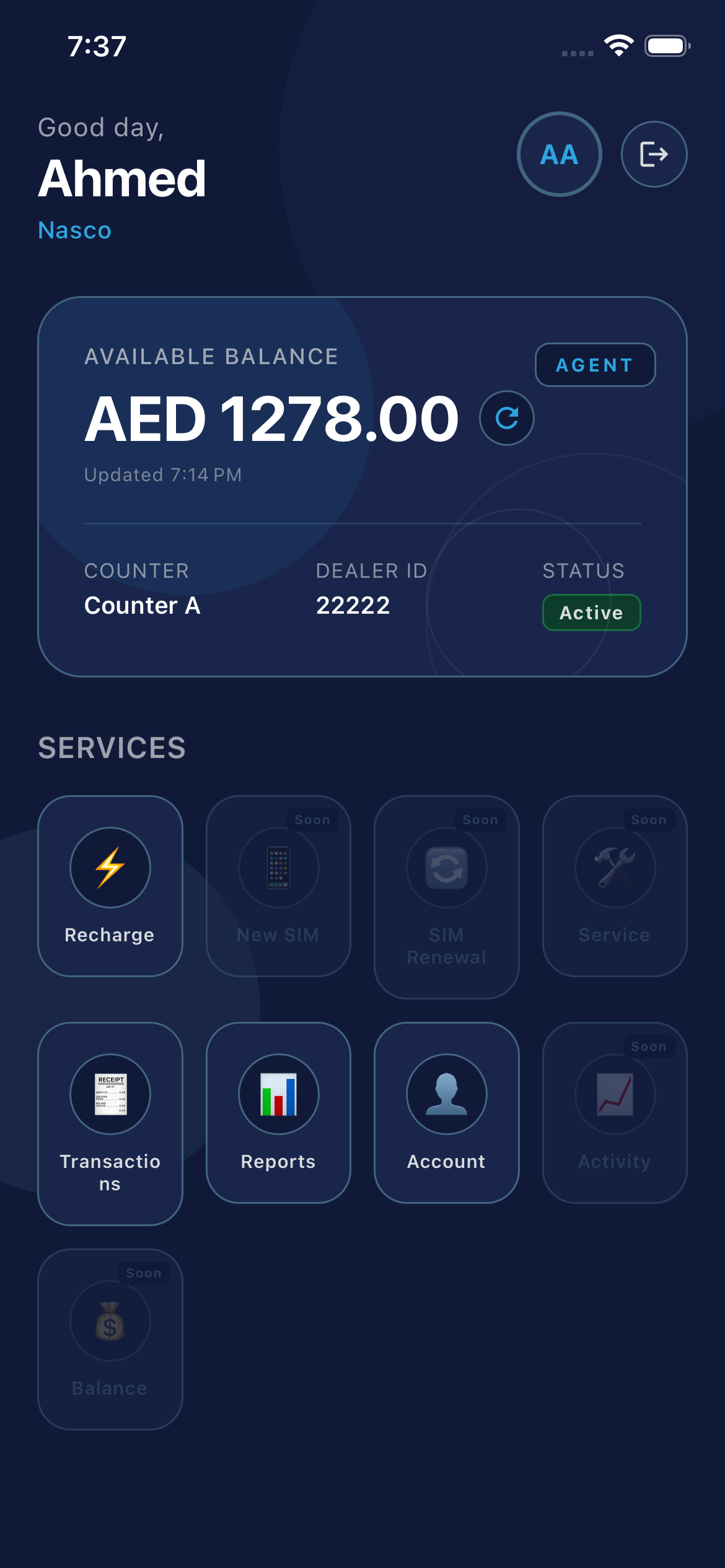 Simpay App screenshot 2